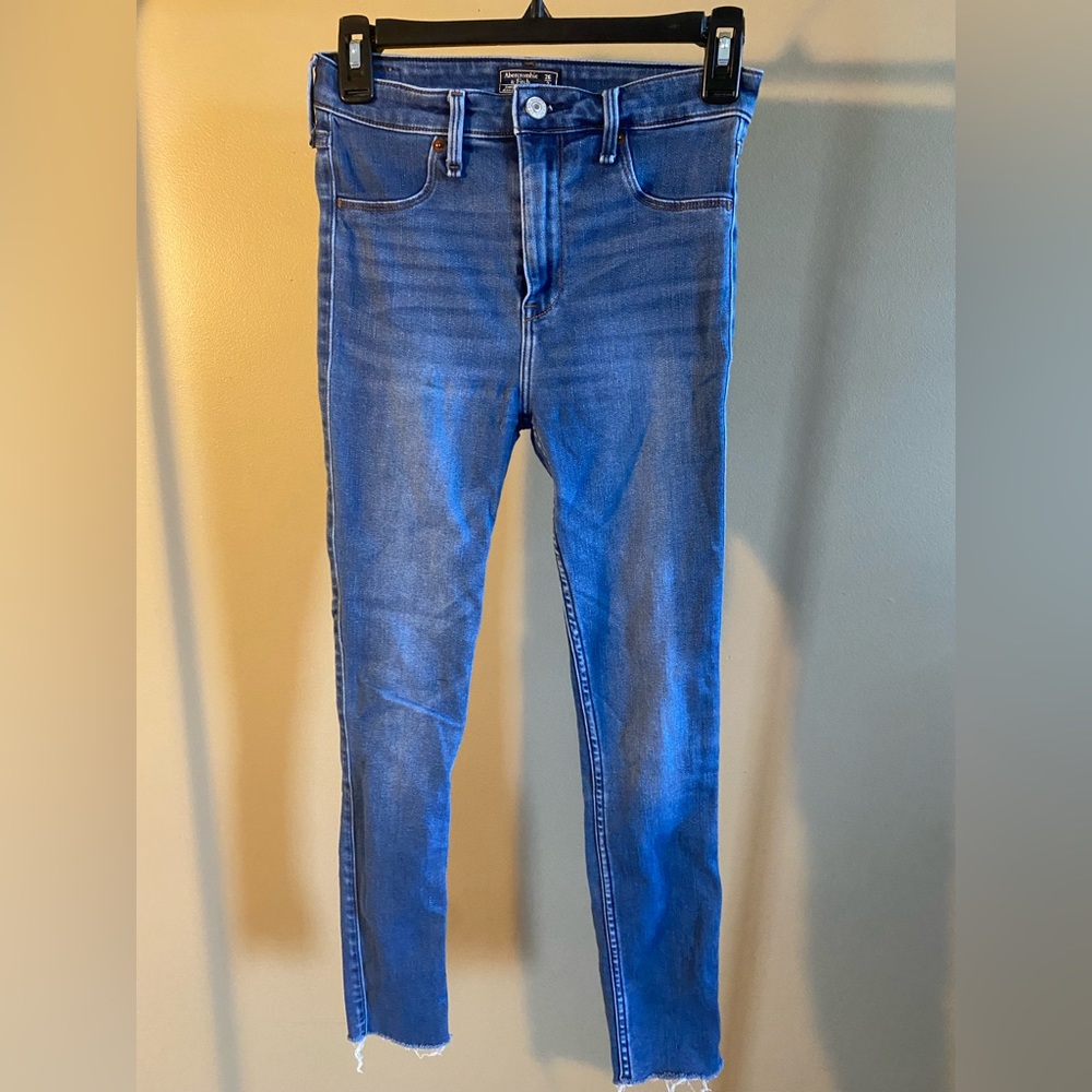 Blue jean leggings